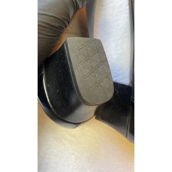 Pair of Salvatore Ferragamo Women's Pump Heels Black Patent Leather Size 10 4A - Picture 16 of 16